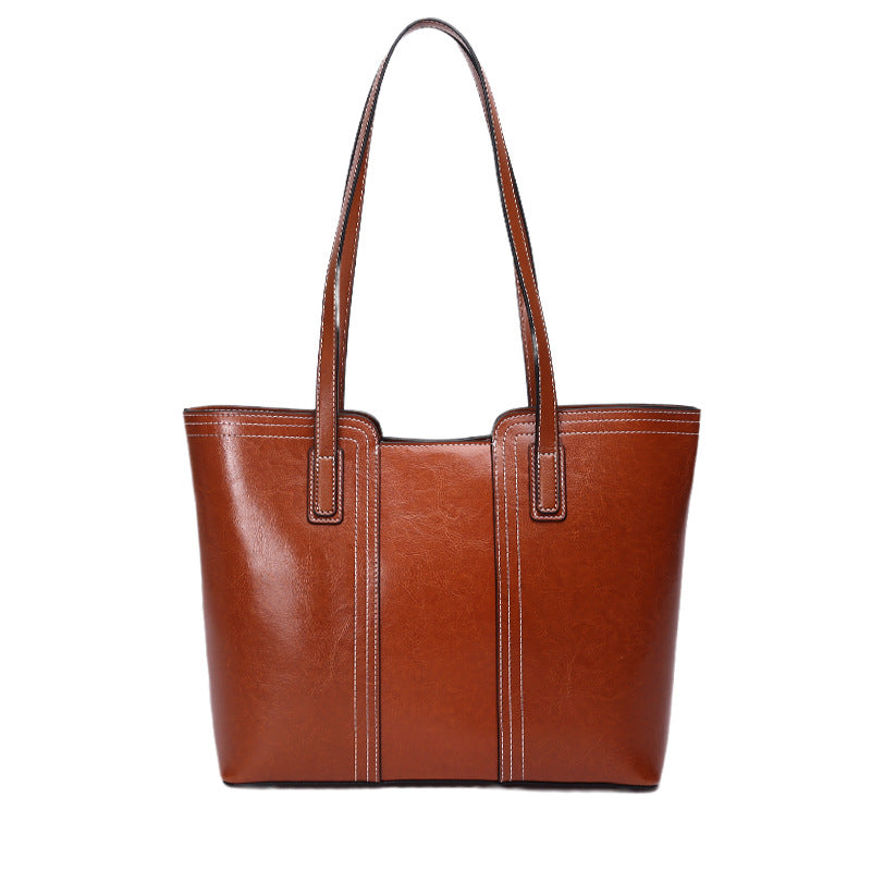 Women's Simple Underarm Light Luxury Large Capacity Shoulder Bags