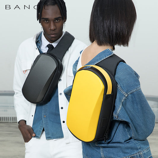 Men's Bange Waterproof Hard Shell Fashion Pouch Men's Chest Bags