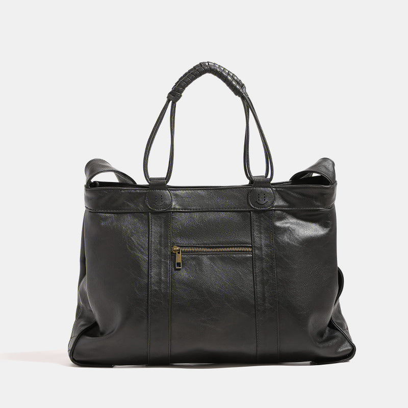 Women's Retro Class Commuter Simple Large Capacity Tote Bags