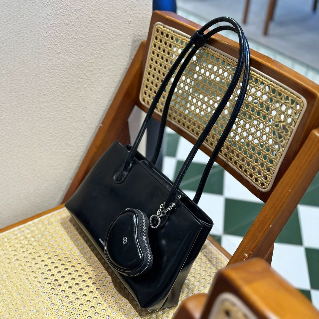 Underarm Large Capacity Love Earphone Mother Shoulder Bags