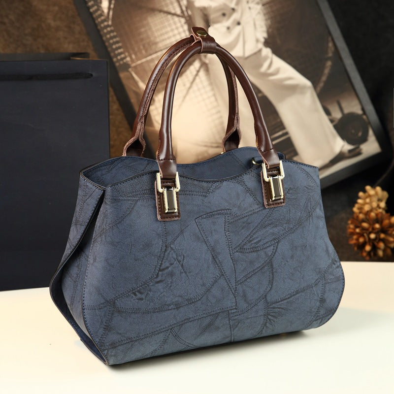 Women's Large Fashion Mom Retro Simple Capacity Handbags