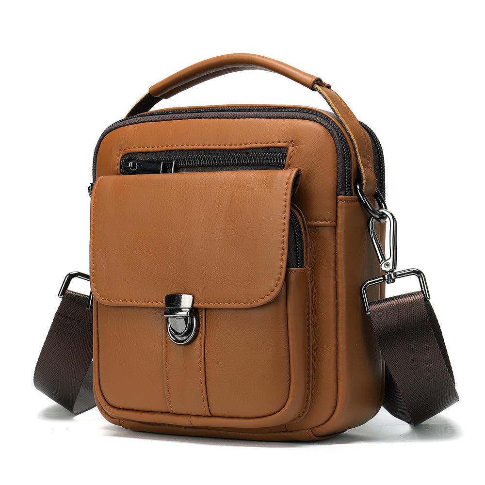 Men's Leather Vintage First Layer Cowhide Men's Messenger Bags