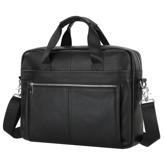 Men's Business Computer Top Layer Leather Men's Briefcases