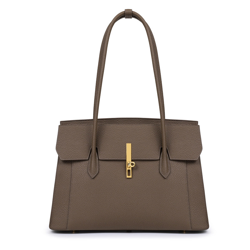 Women's Genuine Leather Big Large Capacity Totes Shoulder Bags
