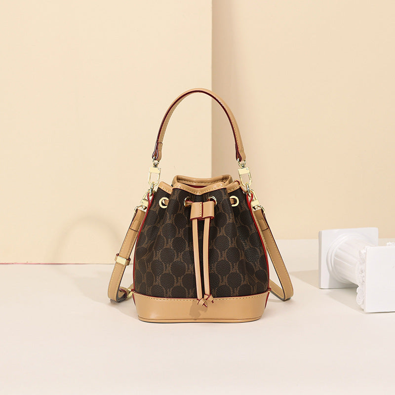 Women's Fashion Design Drawstring Presbyopic Commuter Portable Crossbody Bags