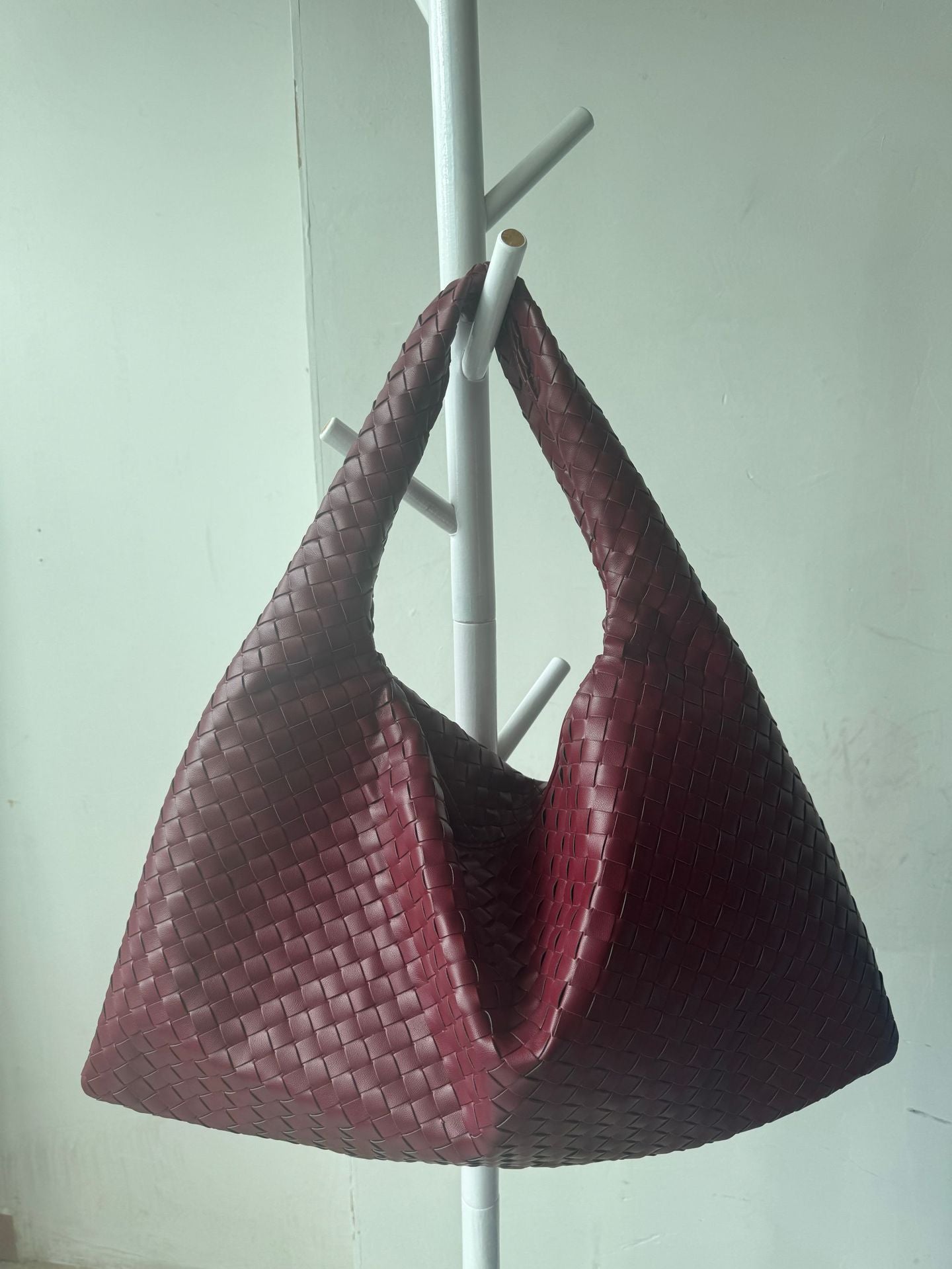 Women's Trendy Woven Large Capacity Totes Portable Tote Bags