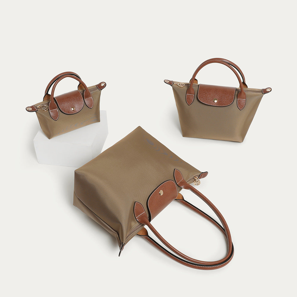 Dumpling Underarm Nylon Advanced Feeling Tong Crossbody Bags