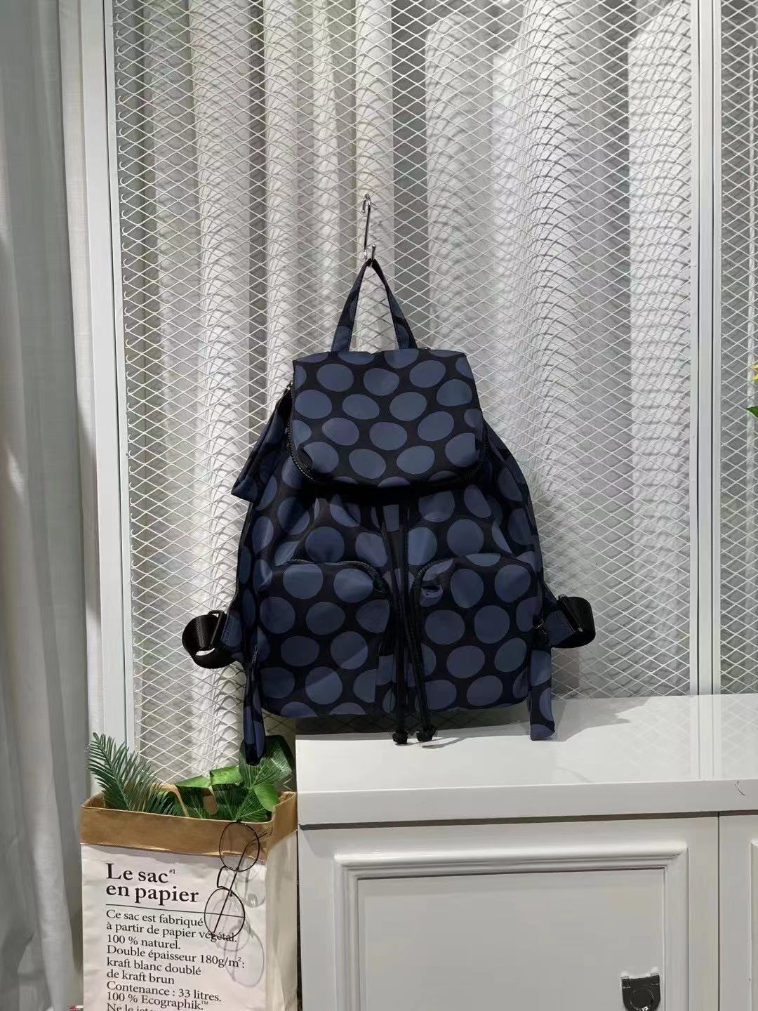 Women's Flip Drawstring Large Capacity Korean Style Backpacks
