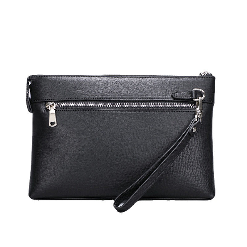 Men's Leather Clutch Male First Layer Cowhide Men's Handbags