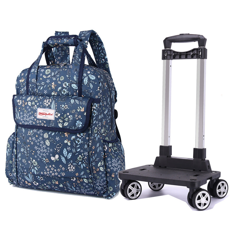 Men's Charming Large Capacity Black Boarding Travel Bags