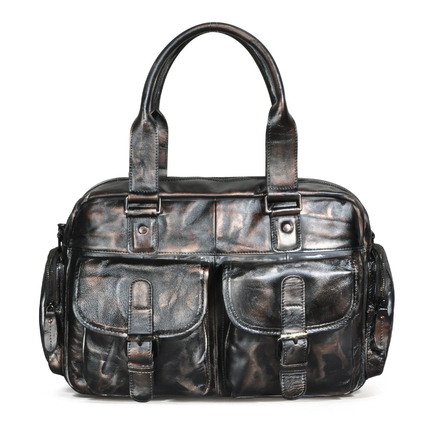 Men's Layer Crazy Horse Skin Cowhide Retro Travel Bags