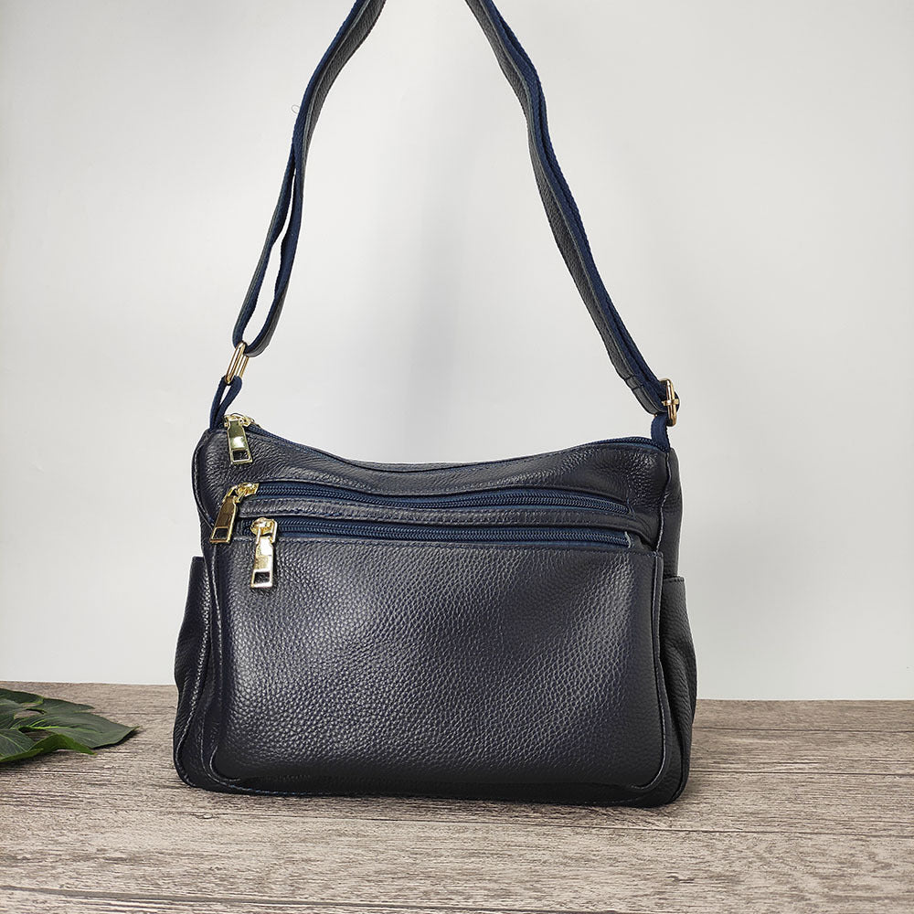 Women's Large Capacity Light Luxury First Layer Crossbody Bags