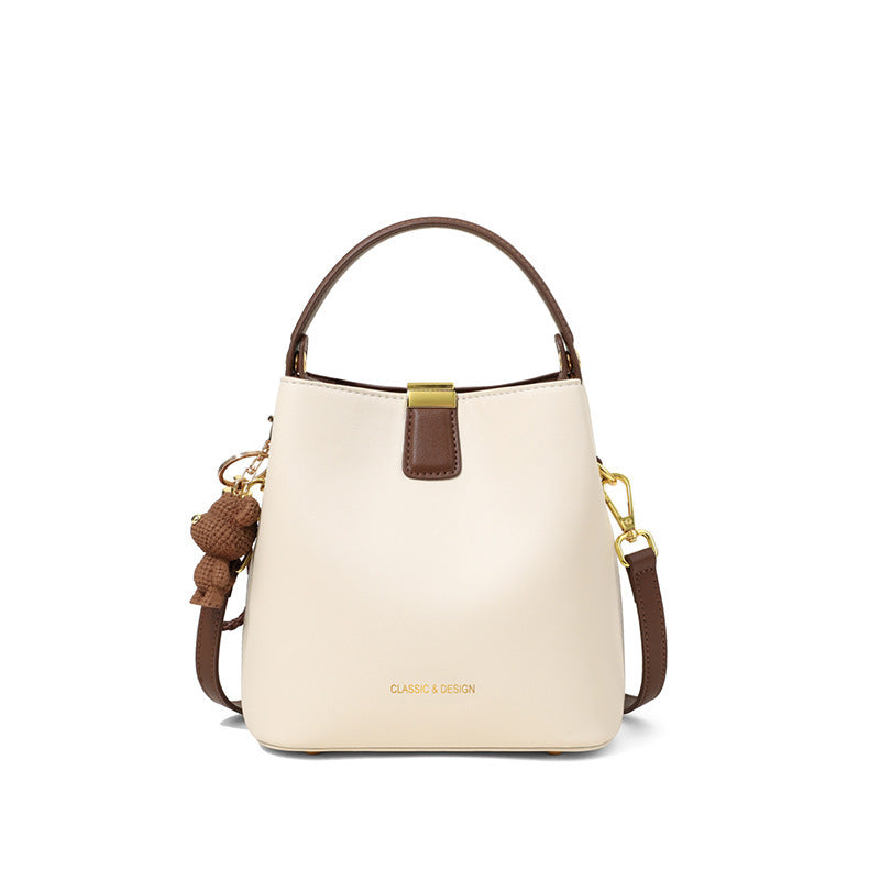Women's Innovative Genuine Leather Portable High-grade Bucket Bags