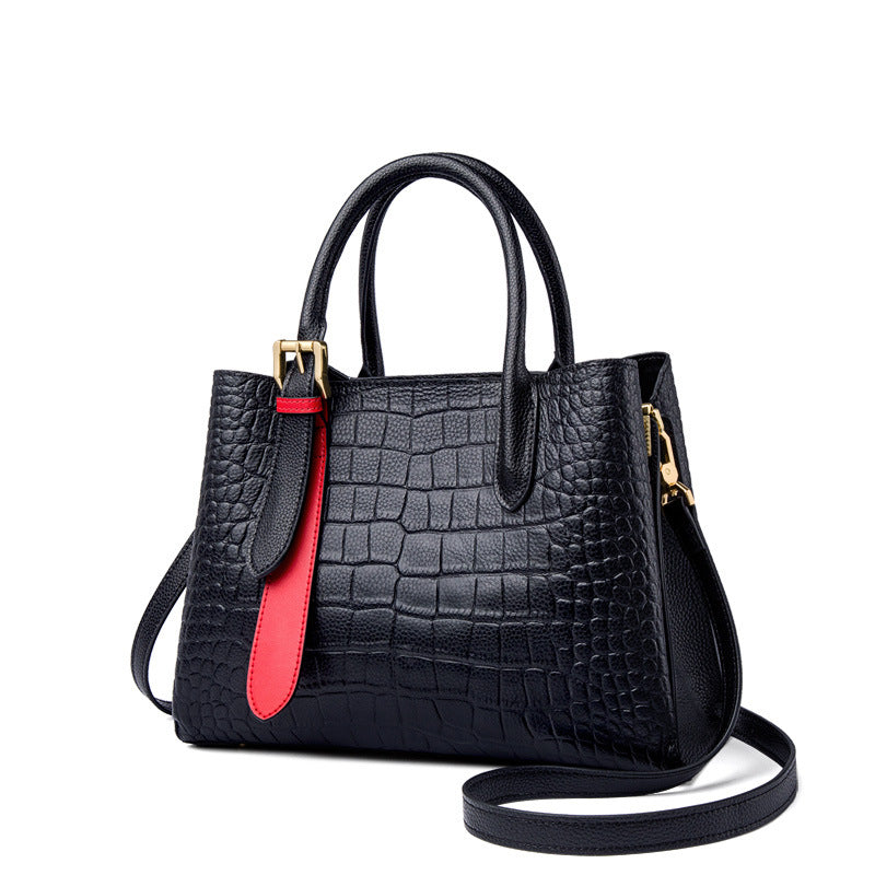 Women's Texture Large Capacity Fashion Simple Commute Shoulder Bags