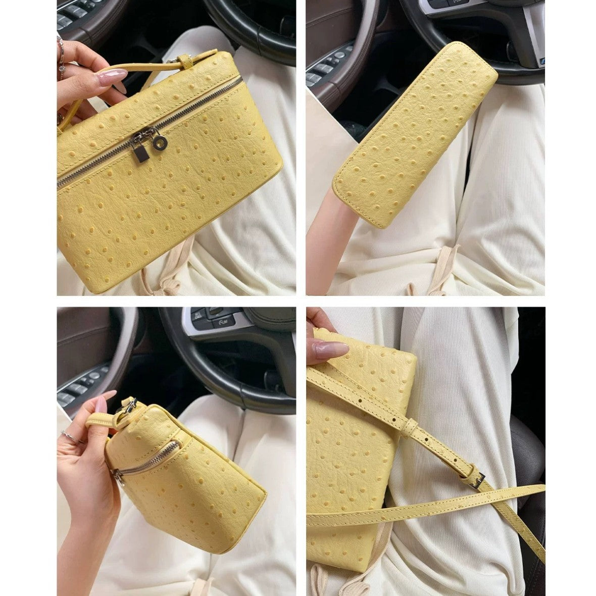 Women's High Sense Crocodile Pattern Fashion Commuter Crossbody Bags