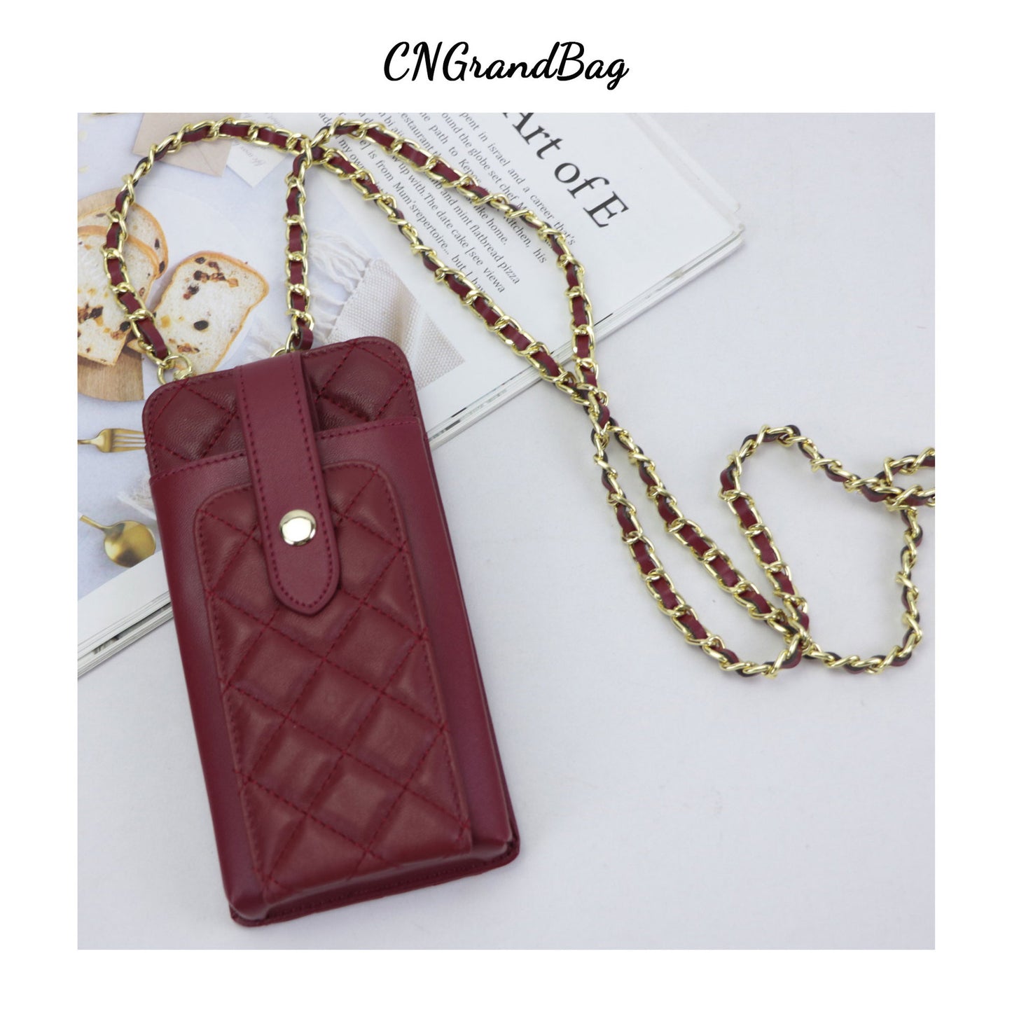 Women's Wild Genuine Sheep Skin Mobile Mini Bags