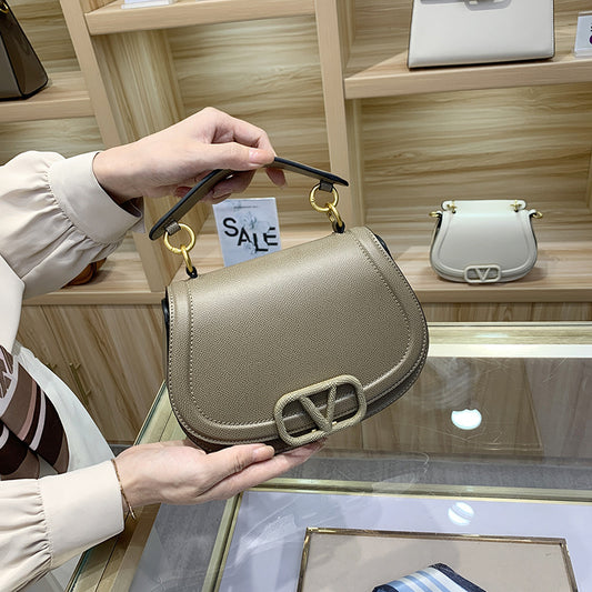 Women's High-grade Summer Underarm Portable Design Saddle Crossbody Bags