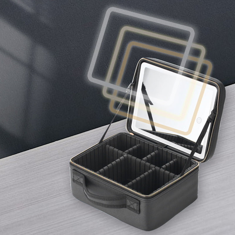 Capacity Partition Removable Three-color Intelligent Cloud Cosmetic Cases
