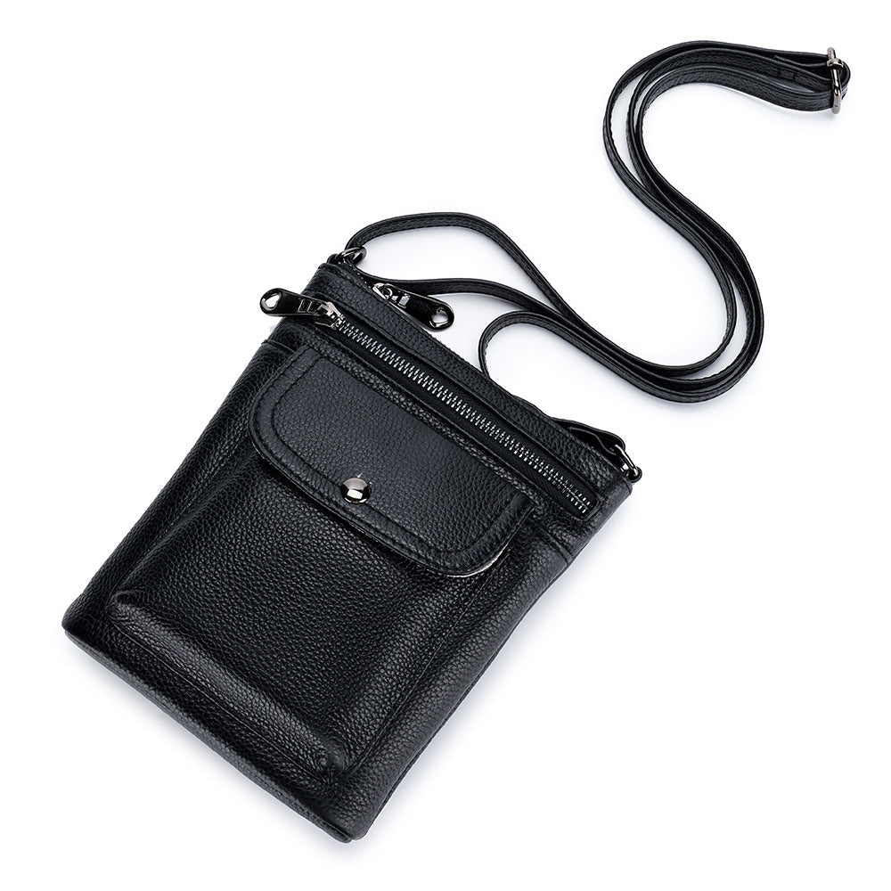 Women's Genuine Leather Large Capacity Mobile First Phone Bags