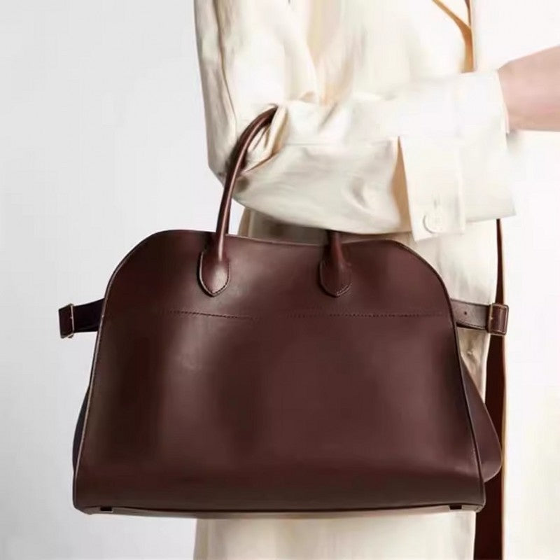 Women's Slouchy Suede Cowhide Commuter Textured Handbags