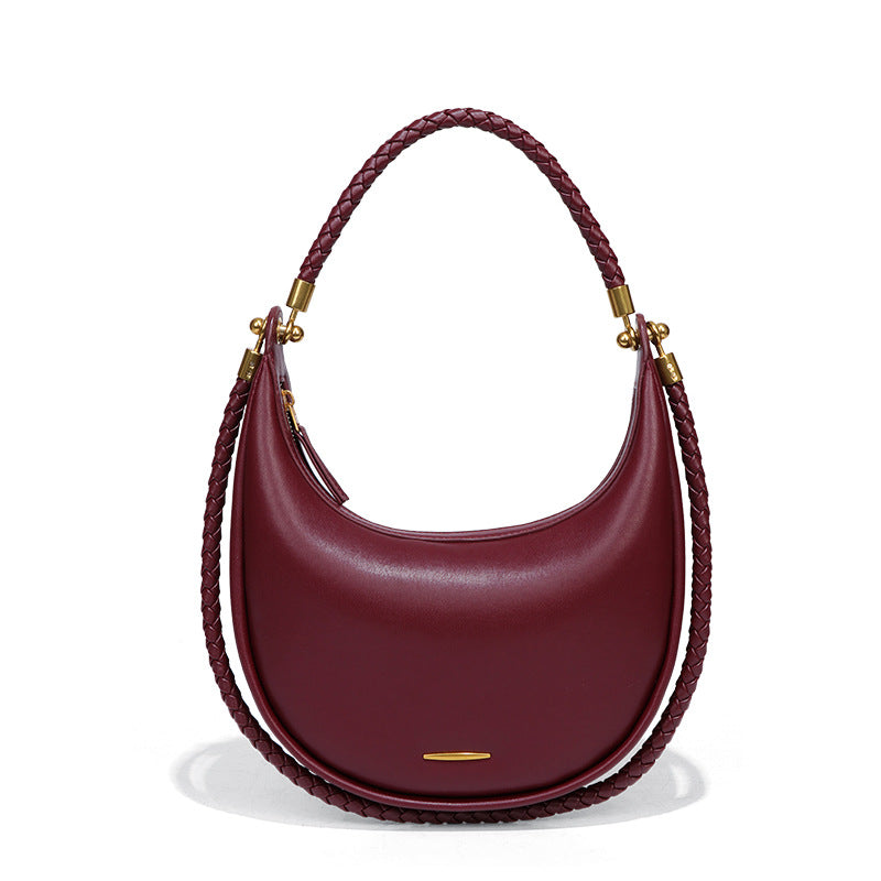 Women's Niche Selenodont High-grade Fashion Underarm Texture Handbags