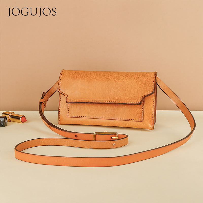 Women's Simple Fashion Cowhide Genuine Leather Shoulder Bags