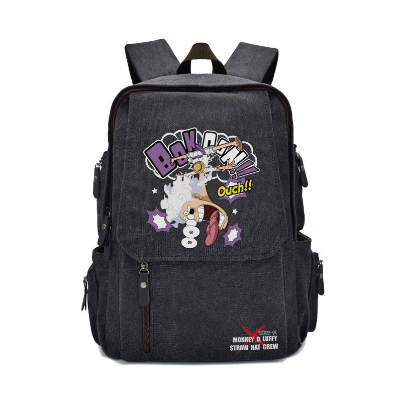 Fire Shadow Totoro One Piece Large Backpacks
