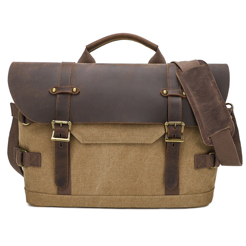 Unique Men's Elegant Canvas Vintage Computer Bags
