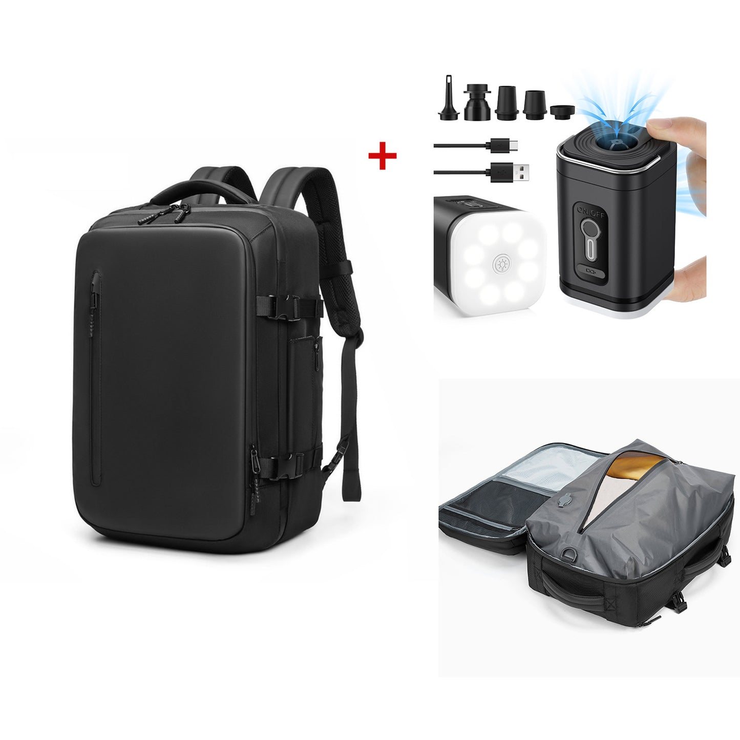 Women's & Men's & Vacuum Compression Portable Backpacks