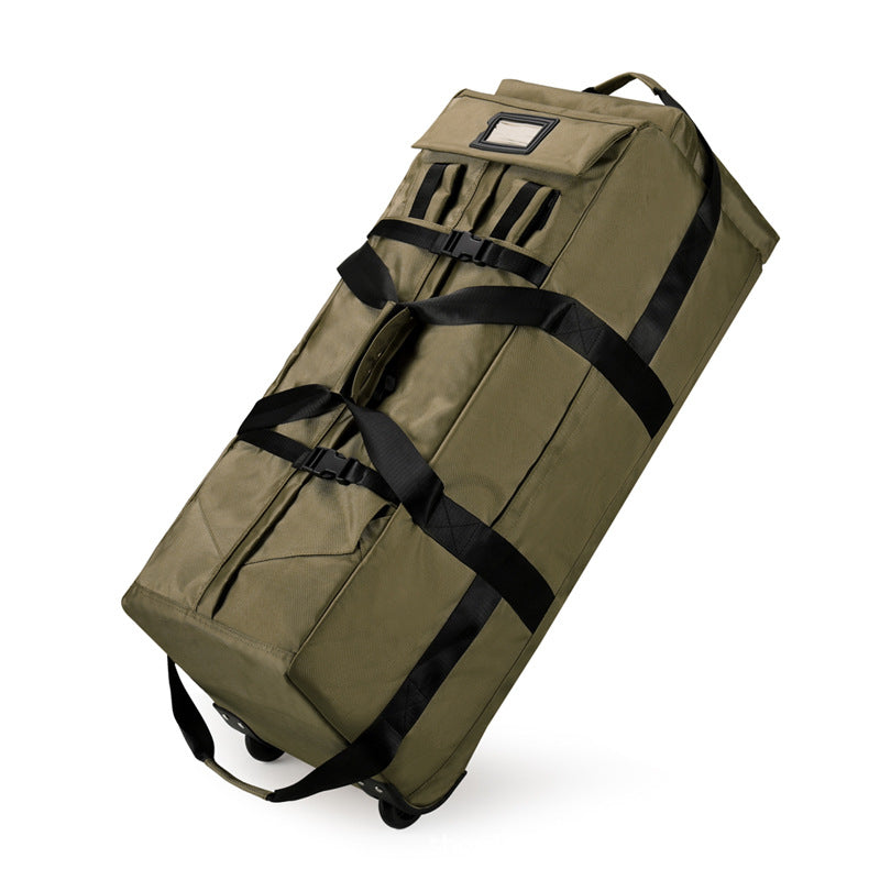 British Style Large Capacity Waterproof Checked Travel Bags