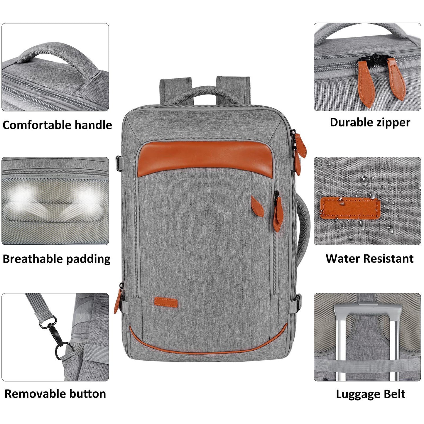 Business Large Capacity Stitching Contrast Color Sports Backpacks