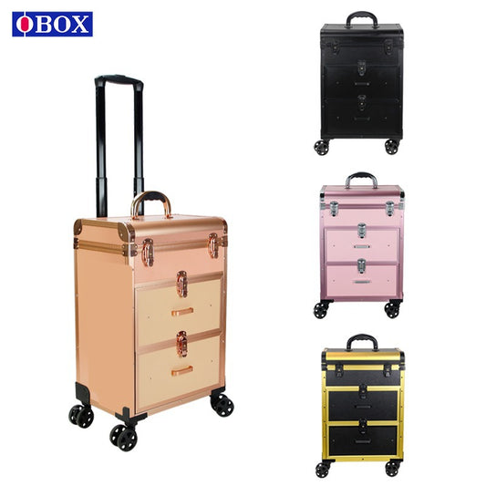 Alloy Storage Box Pull-out Beauty Out Cosmetic Cases