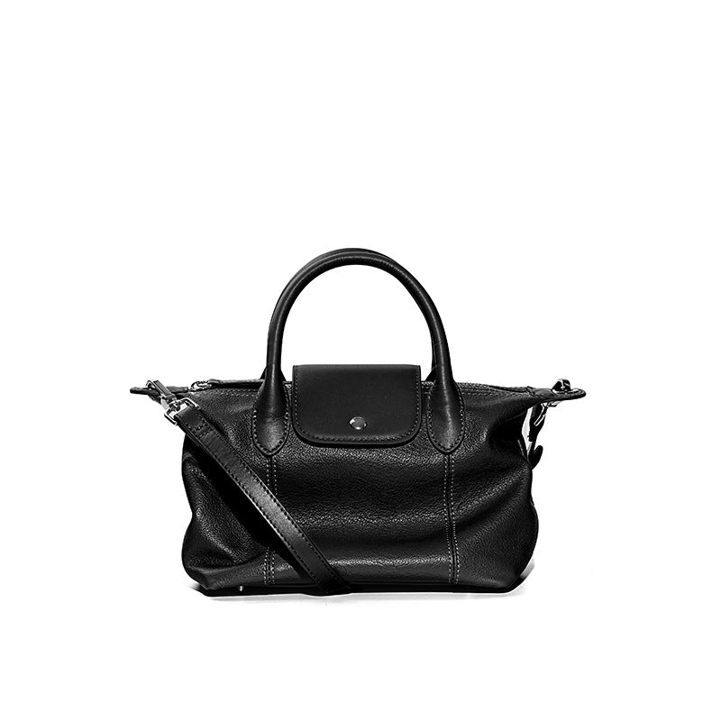 Women's Cattlehide Leather Fashion Dumpling Genuine High-grade Shoulder Bags