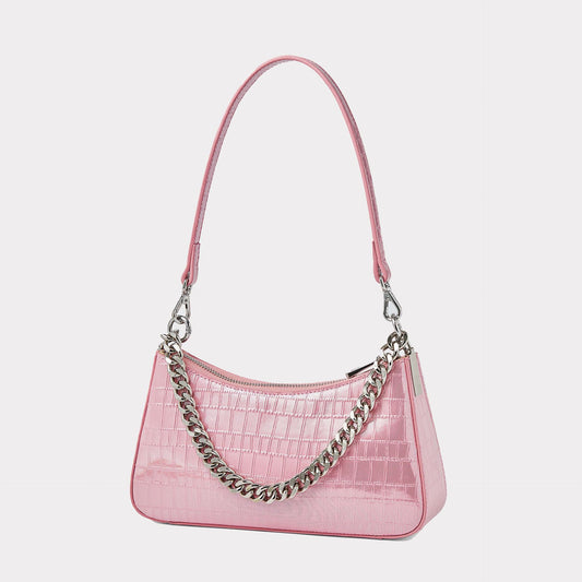 Women's Leather Minority First Layer Chain High-grade Armpit Bags