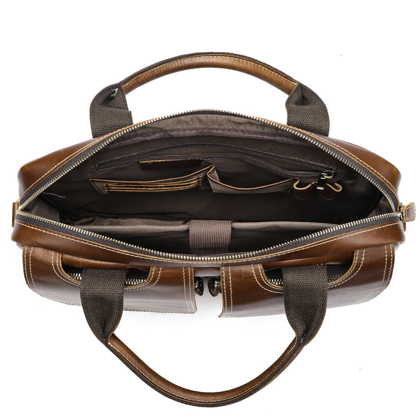 Stylish Men's New Business Retro Leather Men's Messenger Bags