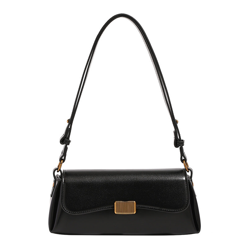 Women's Minority Simple Solid Color French Stick Armpit Bags