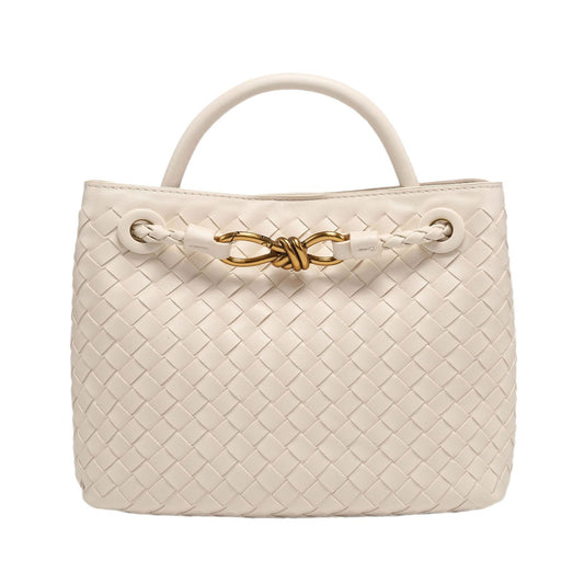 Creative One-piece Batch Hand-woven Bow Metal Small Square Bags