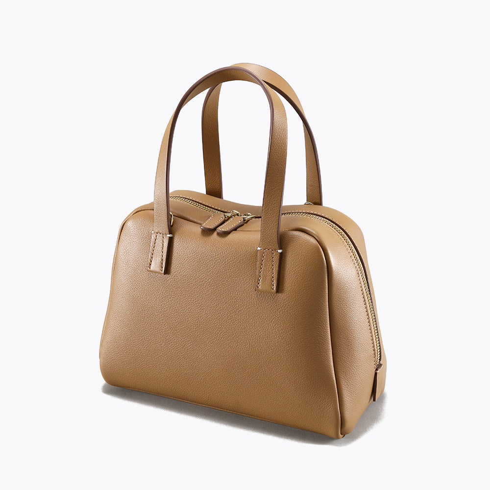 First Layer Cowhide Simple Retro Fashion Handbags