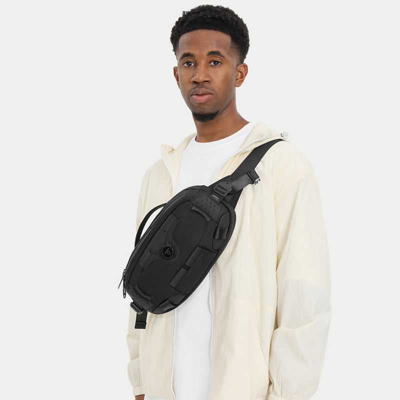 Men's Waterproof Multifunctional Leisure High Sense Fashion Men's Waist Packs