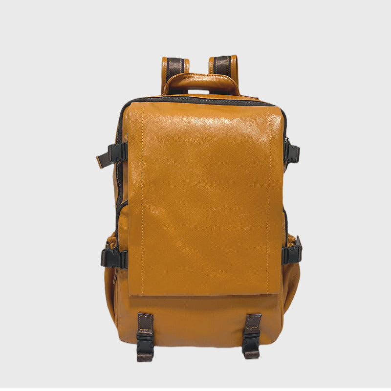 Leather Large Capacity First Layer Cowhide Backpacks
