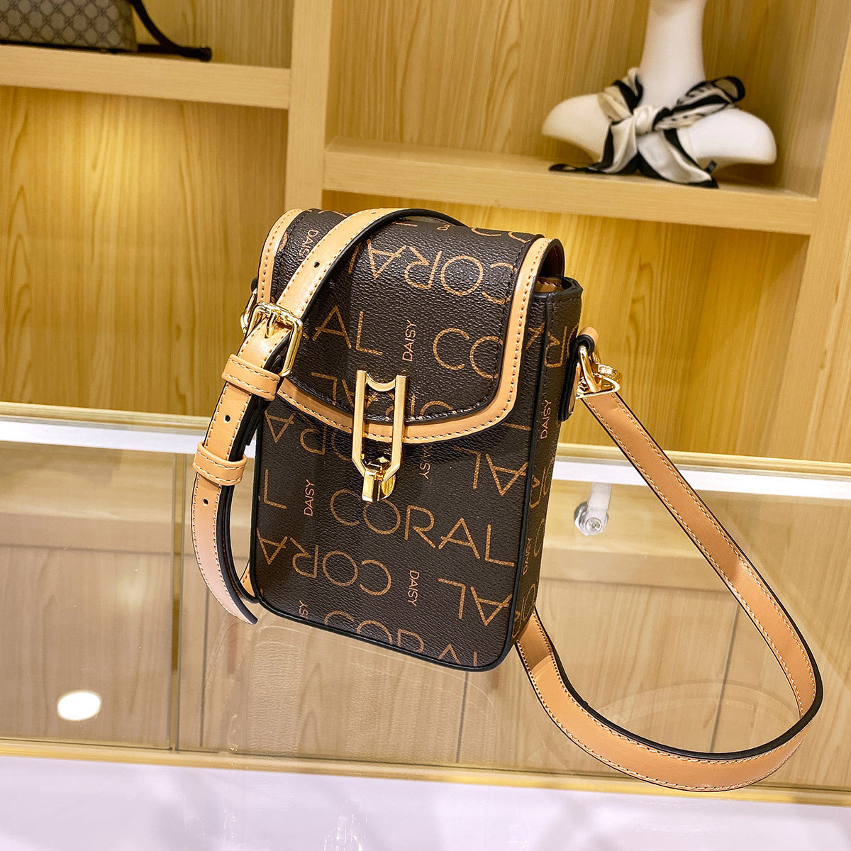 Attractive Women's Elegant Fashion Retro Long Phone Bags