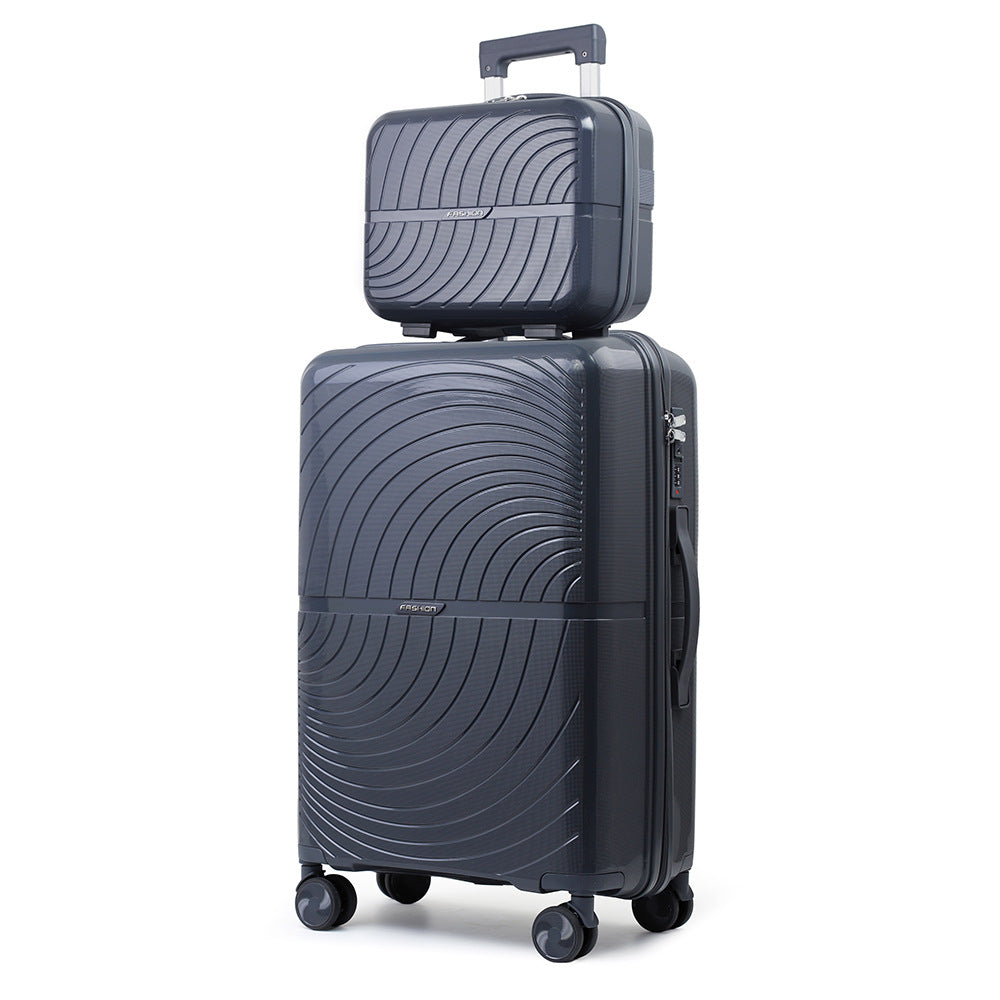 Zipper Suitcase Set Boarding Large Capacity Travel Bags
