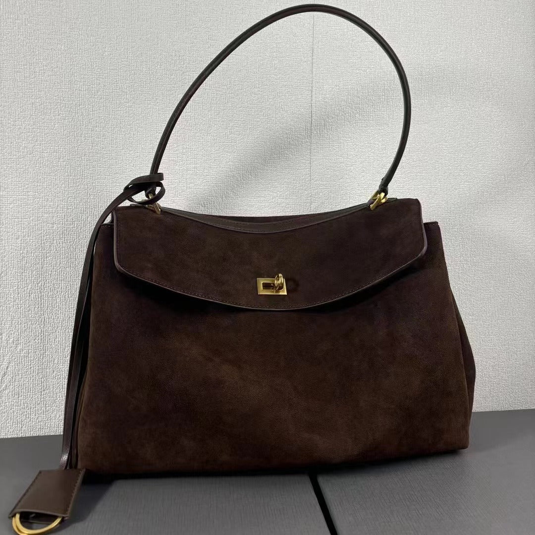 Version Home Suede Frosted Unisex Style Tote Bags