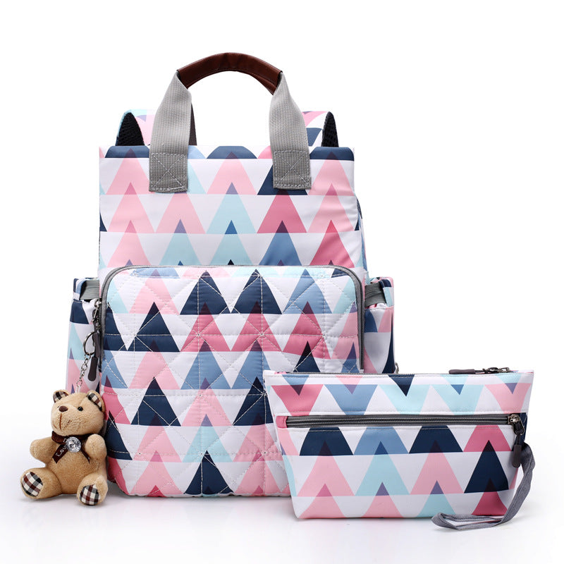 Mummy Feeding Bottle Printing Waterproof Large Bags