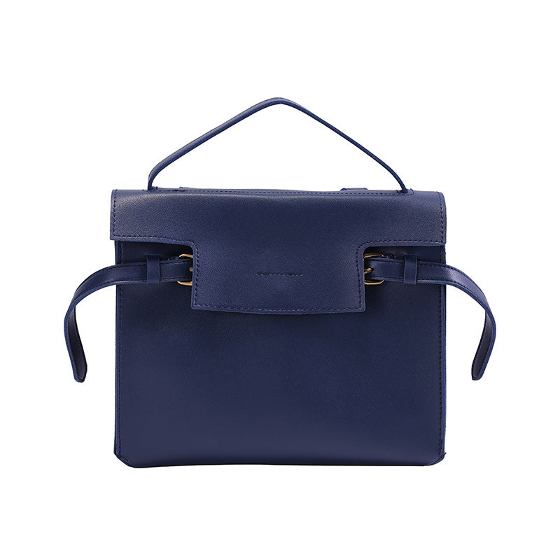 Women's & Men's & Ribbon One Retro Leather Solid Shoulder Bags