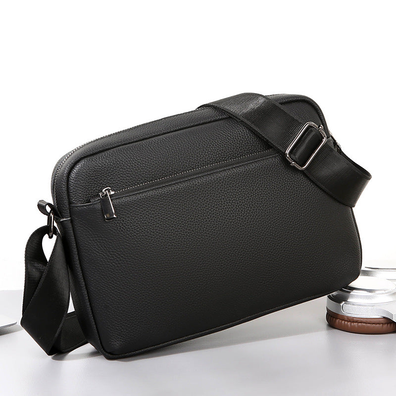 Men's Genuine Leather Elk Horizontal First Layer Bags