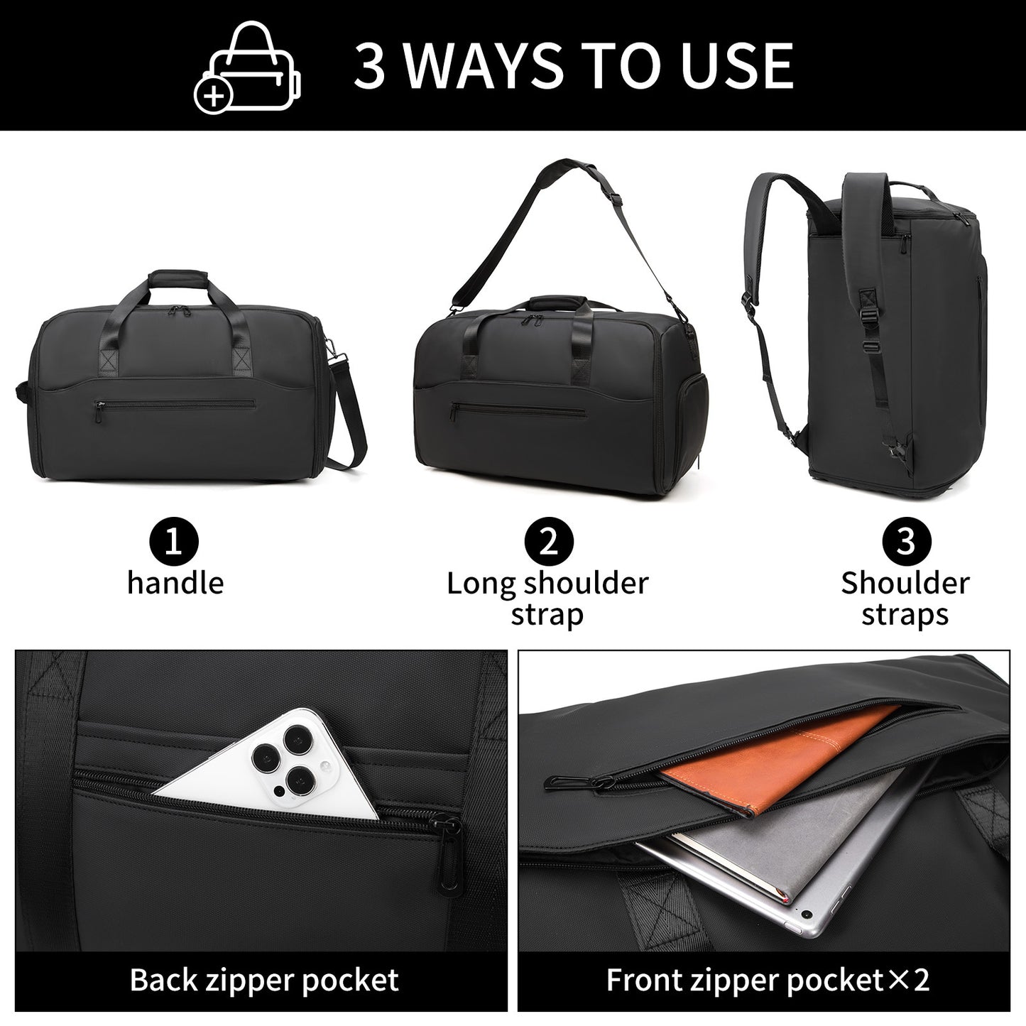 Business Foldable Short-distance Waterproof Suit Multifunctional Travel Bags