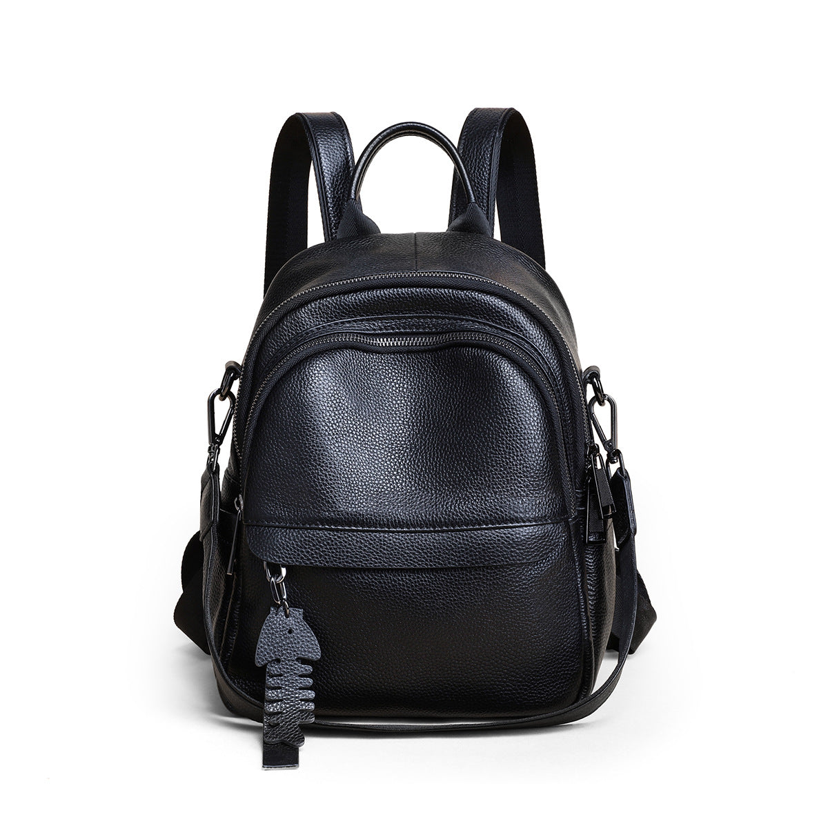 Women's Fashion Autumn Large Capacity Versatile Leather Backpacks