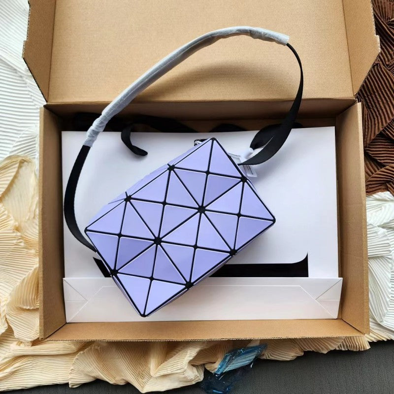Geometric Diamond Pattern September Cupid Box Small Square Bags