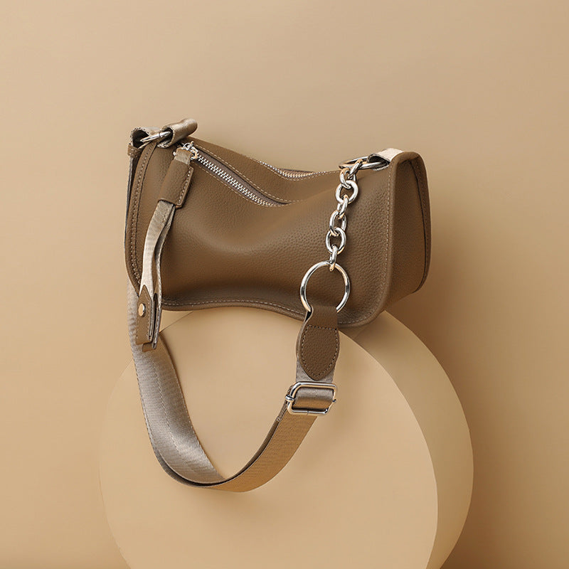 Women's Summer Genuine Leather High-grade Underarm Fashion Shoulder Bags
